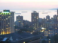 English Bay from Hotel room